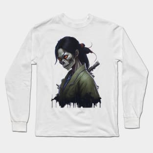 Korean zombie girl Long Sleeve T-Shirt